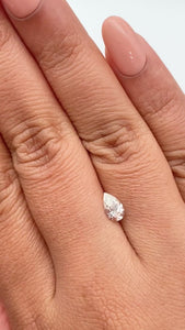 0.52ct | J-K/VVS Pear Shape Brilliant Cut Diamond - Modern Rustic Diamond
