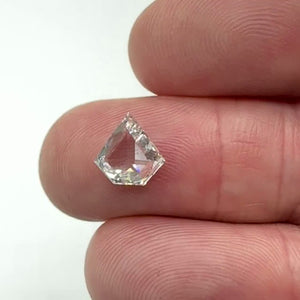 1.63ct | G/VS2 Shield Shape Rose Cut Diamond (IGI) - Modern Rustic Diamond