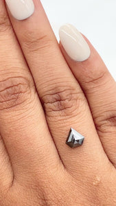 0.89ct | Rustic  Shield Shape Step Cut Diamond - Modern Rustic Diamond