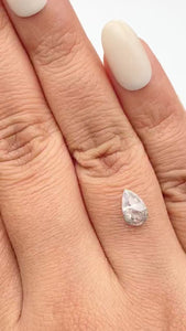 0.93ct | Rustic Pear Shape Brilliant Cut Diamond - Modern Rustic Diamond
