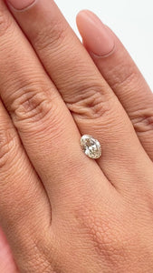 1.08ct | Champagne VS Oval Shape Brilliant Cut Diamond - Modern Rustic Diamond
