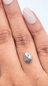 1.33ct | Rustic Pear Shape Rose Cut Diamond - Modern Rustic Diamond