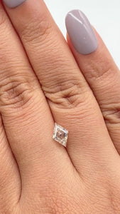 1.03ct | N/SI1 Lozenge Shape Step Cut Diamond (GIA) - Modern Rustic Diamond