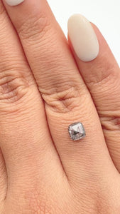 0.94ct | Rustic Cushion Shape Rose Cut Diamond - Modern Rustic Diamond