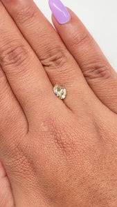 1.00ct | Champagne VVS Oval Shape Brilliant Cut Diamond - Modern Rustic Diamond