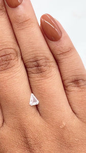 0.25ct | F/SI1 Shield Shape Rose Cut Diamond - Modern Rustic Diamond