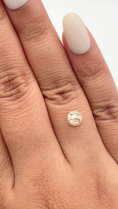 0.62ct | Rustic  Round Shape Rose Cut Diamond - Modern Rustic Diamond