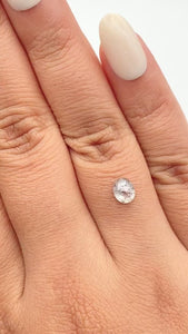 0.87ct | Rustic Oval Shape Rose Cut Diamond - Modern Rustic Diamond