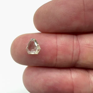 1.00ct | J-K/SI Shield Shape Rose Cut Diamond - Modern Rustic Diamond