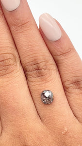 1.00ct | Rustic Oval Shape Rose Cut Diamond - Modern Rustic Diamond