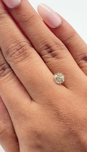 1.00ct | S-T/VS1 Cushion Shape Old Mine Cut Diamond (GIA) - Modern Rustic Diamond