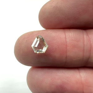 1.10ct | J-K/SI Shield Shape Rose Cut Diamond - Modern Rustic Diamond