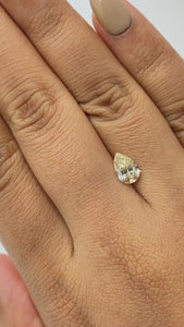 1.00ct | Champagne VS Pear Shape Brilliant Cut Diamond - Modern Rustic Diamond