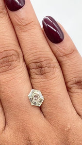 1.54ct | U-V/VVS2 Hexagon Shape Step Cut Diamond (GIA) - Modern Rustic Diamond