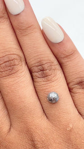 0.84ct | Salt & Pepper Octagonal Shape Step Cut Diamond - Modern Rustic Diamond
