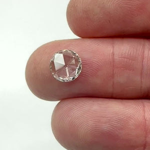 1.25ct | G/VVS2 Round Shape Rose Cut Diamond - Modern Rustic Diamond