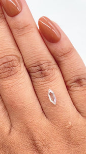 0.33ct | D/SI2 Hexagon Shape Step Cut Diamond - Modern Rustic Diamond