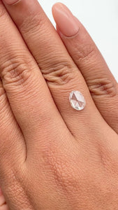 1.01ct | F/VS2 Oval Shape Rose Cut Diamond (GIA) - Modern Rustic Diamond