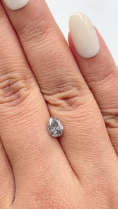 0.96ct | Rustic Pear Shape Brilliant Cut Diamond - Modern Rustic Diamond
