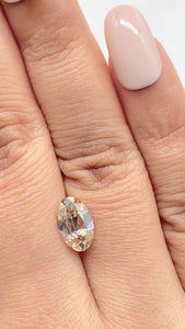 2.12ct | Y-Z/SI1 Oval Shape Vintage Old Mine Cut Diamond (GIA) - Modern Rustic Diamond