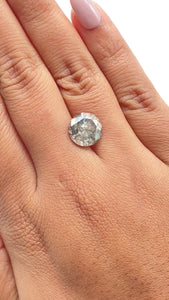 5.44ct | Rustic Round Shape Brilliant Cut Diamond - Modern Rustic Diamond