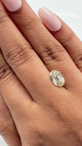 1.88ct | M/VS2 Oval Shape Old Mine Cut Diamond (GIA) - Modern Rustic Diamond