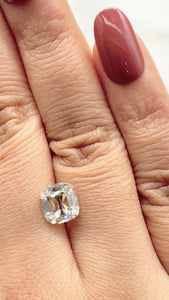 2.64ct | U-V/SI1 Cushion Shape Old Mine Cut Diamond (GIA) - Modern Rustic Diamond