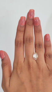 5.03ct | Champagne VVS Octagonal Shape Step Cut Diamond - Modern Rustic Diamond