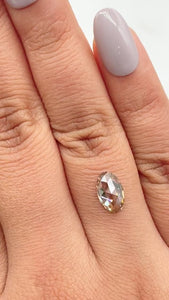 1.53ct | Cognac SI1 Oval Shape Rose Cut Diamond (GIA) - Modern Rustic Diamond