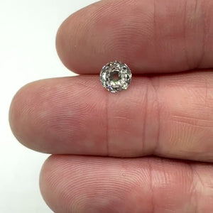 1.00ct | D/VS2 Round Shape Vintage Old European Cut Diamond (IGI) - Modern Rustic Diamond