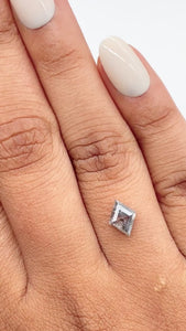 0.90ct | Rustic Lozenge Shape Step Cut Diamond - Modern Rustic Diamond