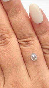 0.86ct | Rustic  Oval Shape Rose Cut Diamond - Modern Rustic Diamond
