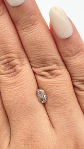 0.77ct | Rustic Oval Shape Brilliant Cut Diamond - Modern Rustic Diamond