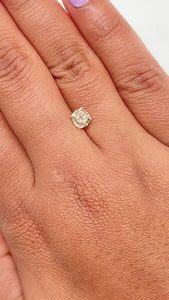 1.01ct | Champagne VS2 Cushion Shape Step Cut Diamond (GIA) - Modern Rustic Diamond