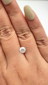 1.04ct | Salt & Pepper Round Shape Brilliant Cut Diamond - Modern Rustic Diamond