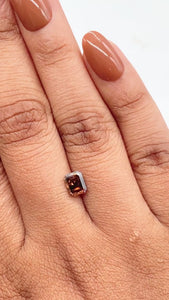 1.04ct | Cognac SI2 Emerald Shape Step Cut Diamond - Modern Rustic Diamond