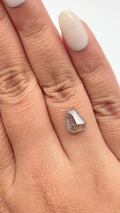 2.06ct | Rustic  Shield Shape Rose Cut Diamond - Modern Rustic Diamond