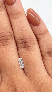 0.41ct | F-G/VS-SI Emerald Shape Step Cut Diamond - Modern Rustic Diamond