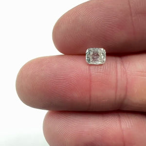 0.70ct | G-H/VS-SI Cushion Shape Rose Cut Diamond - Modern Rustic Diamond