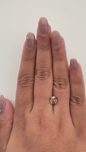 2.08ct | Cognac VVS Cushion Shape Old Mine Cut Diamond - Modern Rustic Diamond