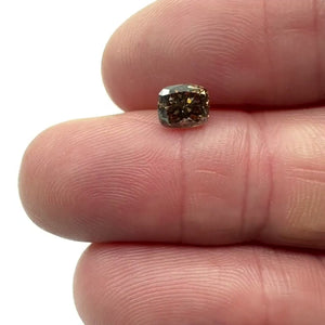 1.03ct | Cognac VS Cushion Shape Brilliant Cut Diamond - Modern Rustic Diamond