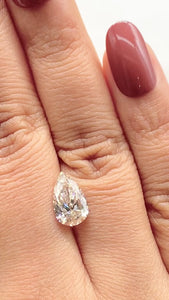 2.01ct | N/VS1 Pear Shape Brilliant Cut Diamond (GIA) - Modern Rustic Diamond