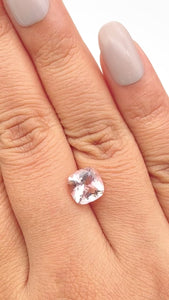 2.23ct |  Cushion Shape  Morganite - Modern Rustic Diamond