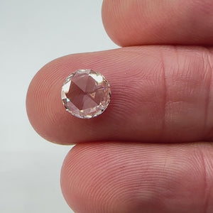 0.87ct | G/VS1 Round Shape Rose Cut Diamond - Modern Rustic Diamond