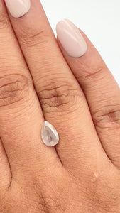 1.39ct | Rustic Pear Shape Brilliant Cut Diamond - Modern Rustic Diamond