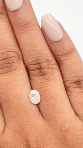 1.00ct | Rustic Oval Shape Brilliant Cut Diamond - Modern Rustic Diamond