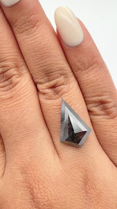 5.57ct | Rustic Kite Shape Step Cut Diamond - Modern Rustic Diamond