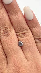 0.67ct | Rustic  Pear Shape Brilliant Cut Diamond - Modern Rustic Diamond