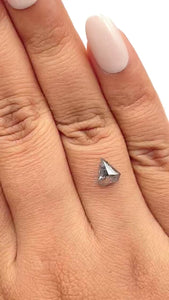 0.86ct | Rustic  Shield Shape Step Cut Diamond - Modern Rustic Diamond
