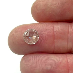 1.03ct | G/VVS2 Round Shape Rose Cut Diamond - Modern Rustic Diamond